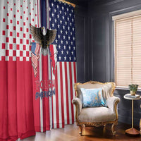 Polish American Heritage Month Window Curtain Unique Style - Wonder Print Shop