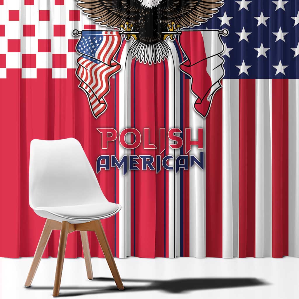 Polish American Heritage Month Window Curtain Unique Style - Wonder Print Shop