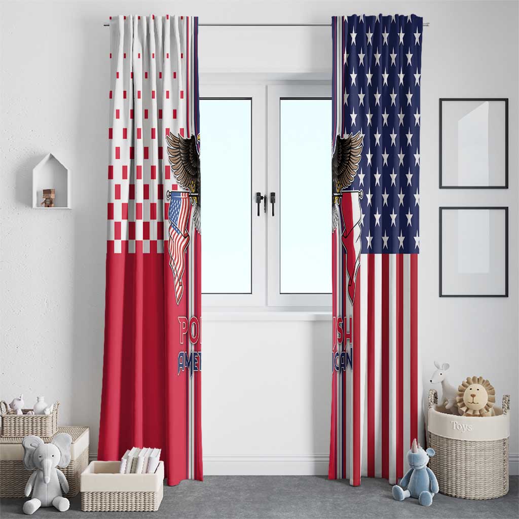 Polish American Heritage Month Window Curtain Unique Style - Wonder Print Shop