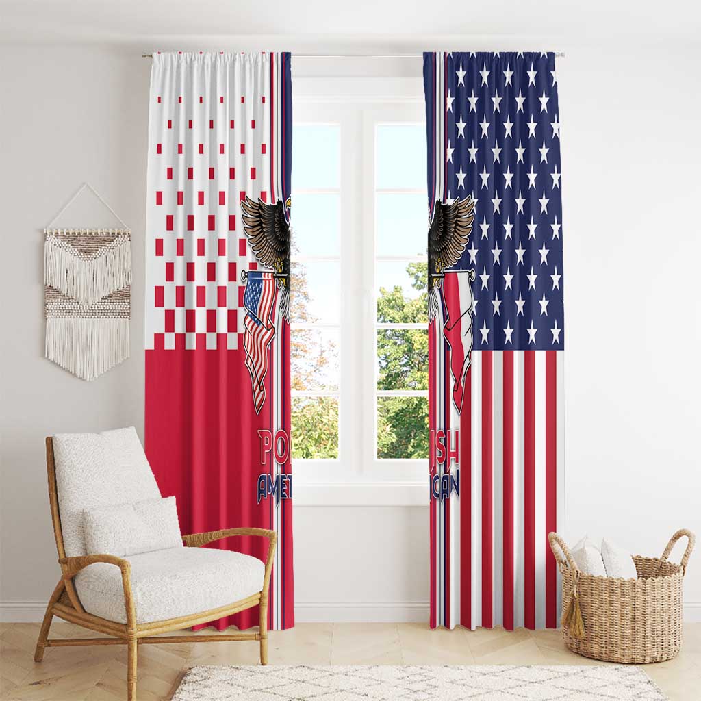 Polish American Heritage Month Window Curtain Unique Style - Wonder Print Shop