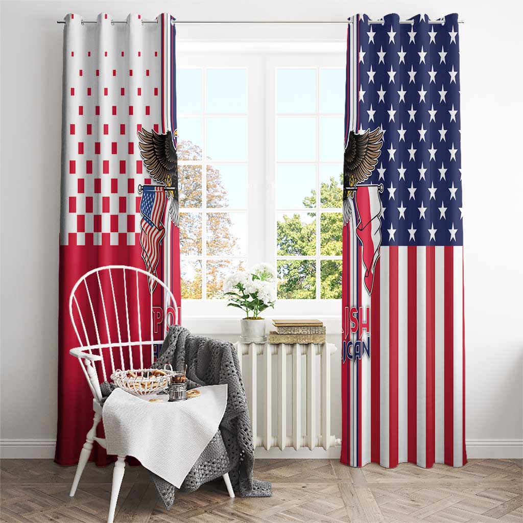 Polish American Heritage Month Window Curtain Unique Style - Wonder Print Shop
