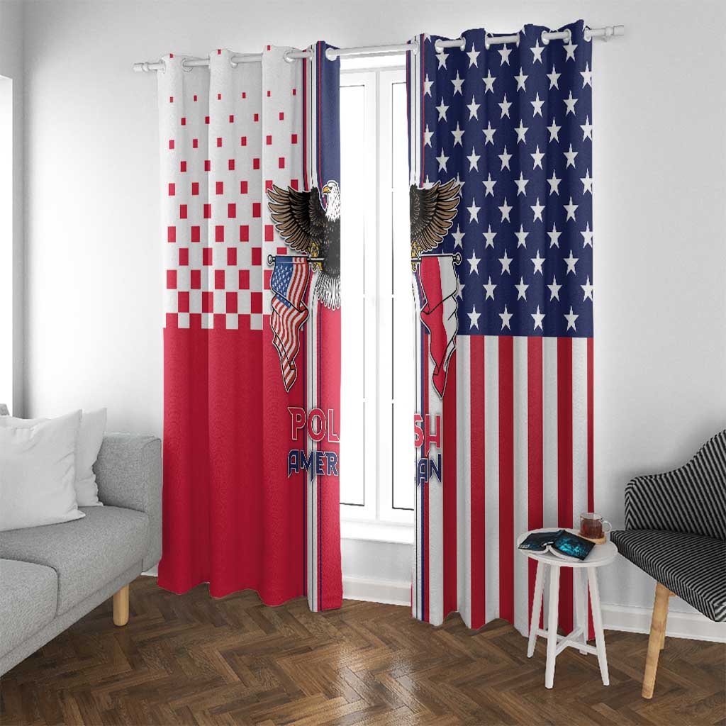 Polish American Heritage Month Window Curtain Unique Style - Wonder Print Shop