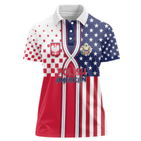 Personalized Polish American Heritage Month Women Polo Shirt Unique Style - Wonder Print Shop