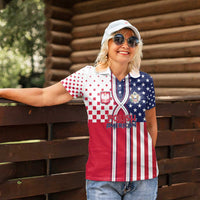 Personalized Polish American Heritage Month Women Polo Shirt Unique Style - Wonder Print Shop