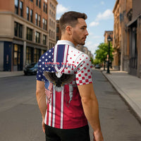 Personalized Polish American Heritage Month Zipper Polo Shirt Unique Style - Wonder Print Shop