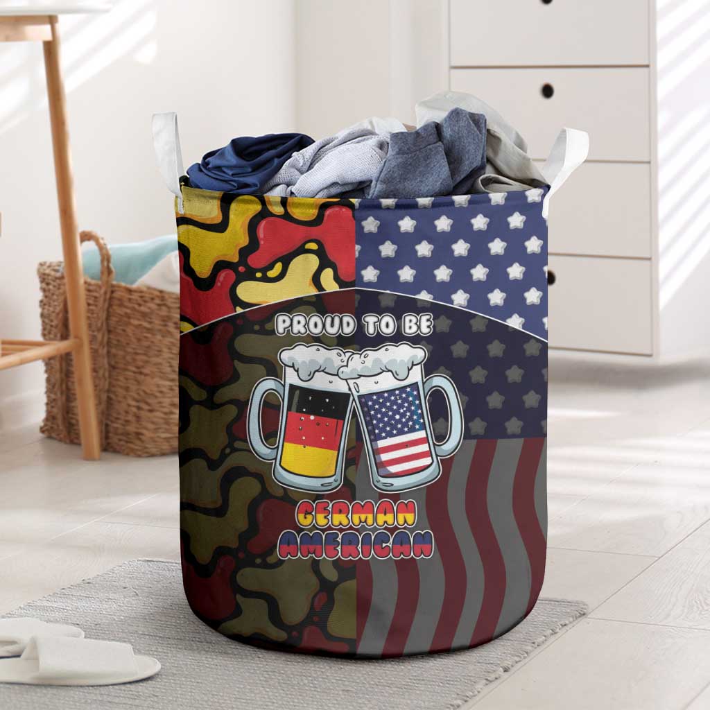 Germany American Heritage Month Laundry Basket Beer Funny Style - Wonder Print Shop