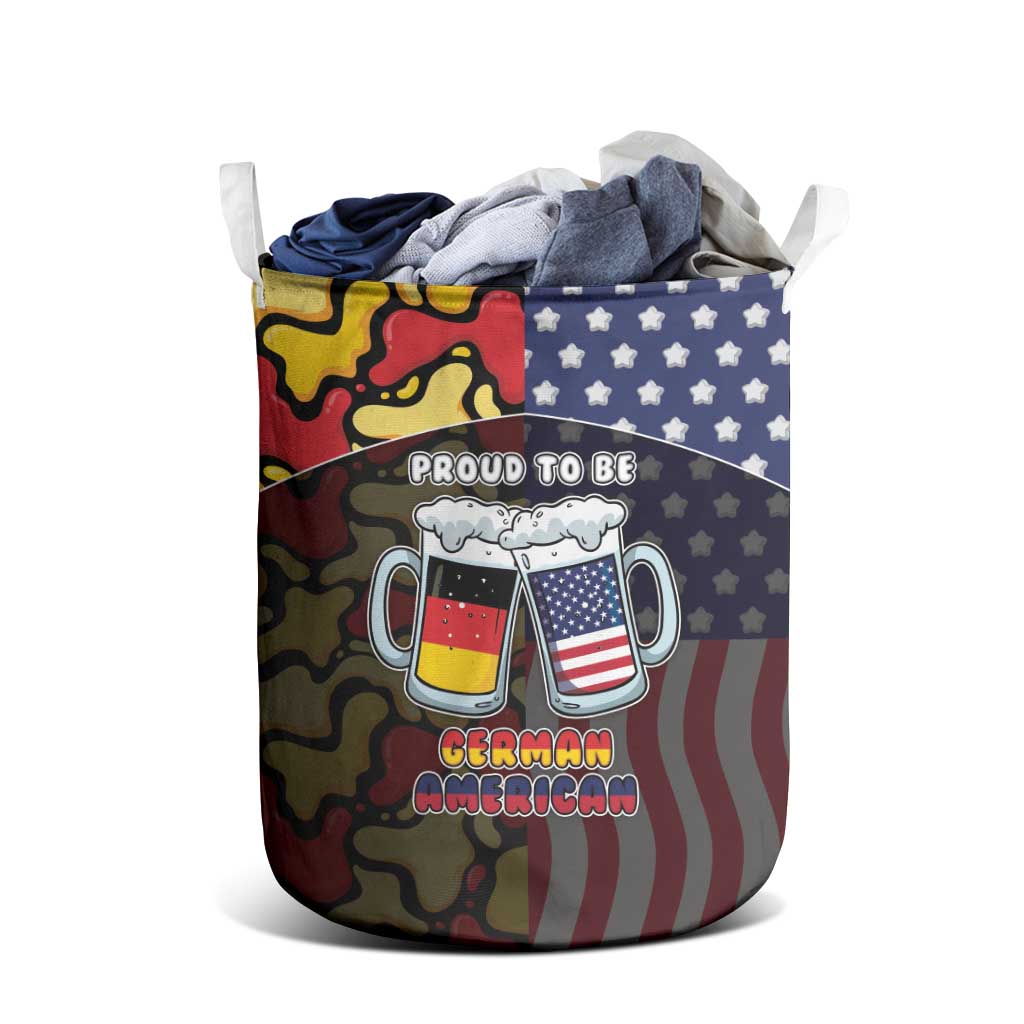 Germany American Heritage Month Laundry Basket Beer Funny Style - Wonder Print Shop