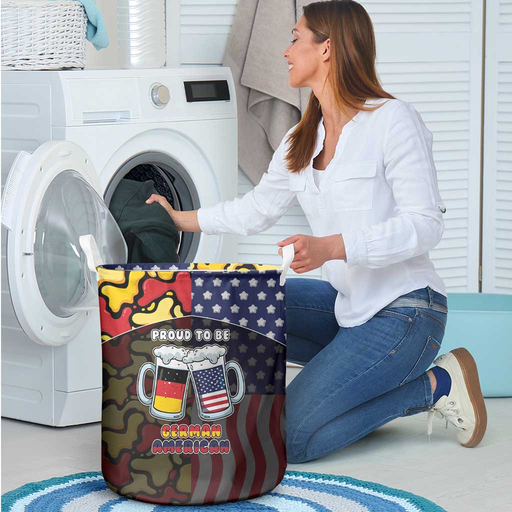 Germany American Heritage Month Laundry Basket Beer Funny Style - Wonder Print Shop