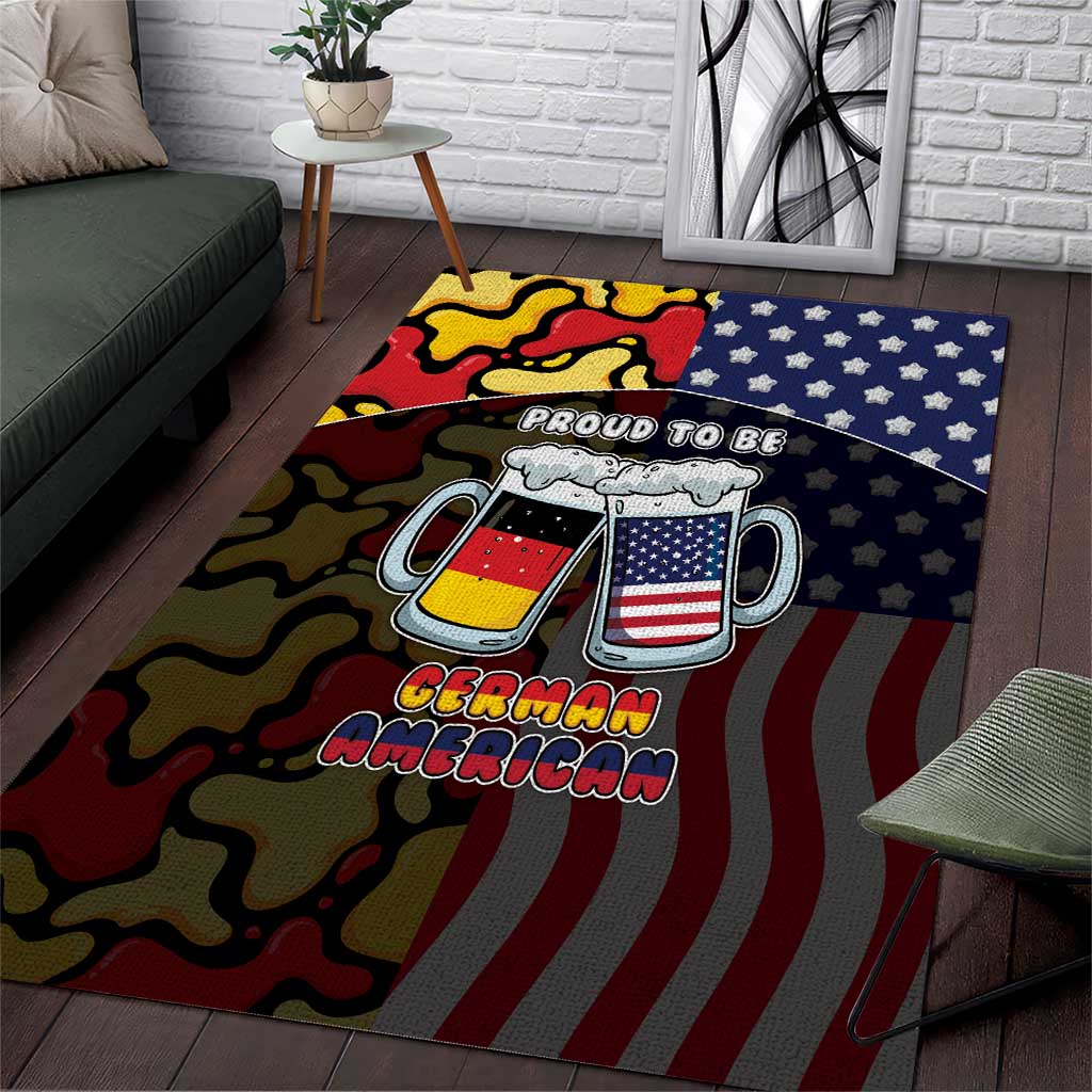 Germany American Heritage Month Area Rug Beer Funny Style - Wonder Print Shop