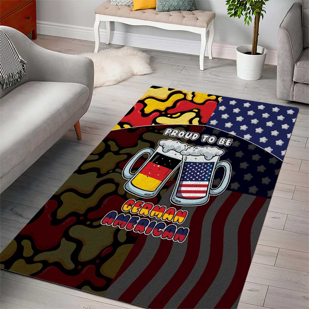 Germany American Heritage Month Area Rug Beer Funny Style - Wonder Print Shop