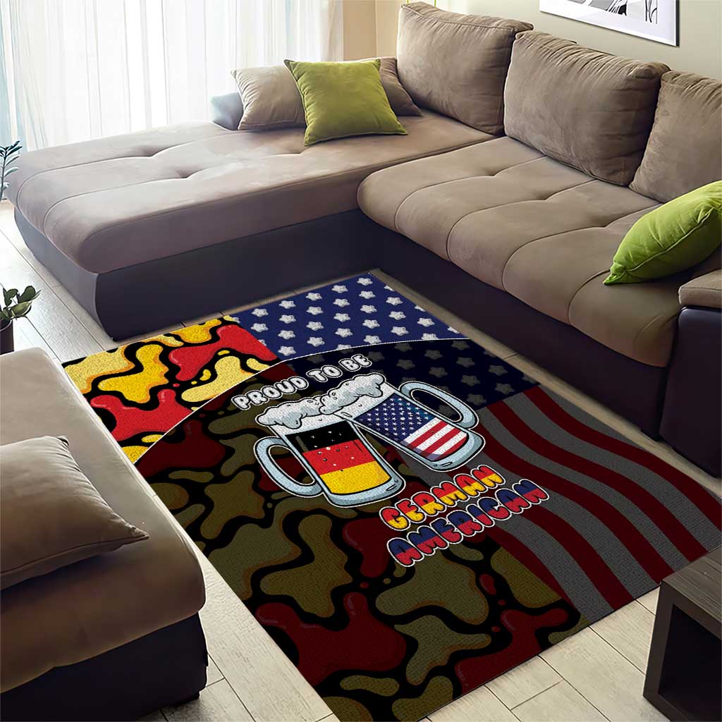 Germany American Heritage Month Area Rug Beer Funny Style - Wonder Print Shop