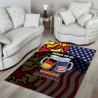Germany American Heritage Month Area Rug Beer Funny Style - Wonder Print Shop