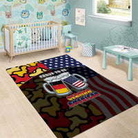 Germany American Heritage Month Area Rug Beer Funny Style - Wonder Print Shop