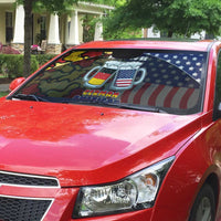 Germany American Heritage Month Auto Sun Shade Beer Funny Style - Wonder Print Shop