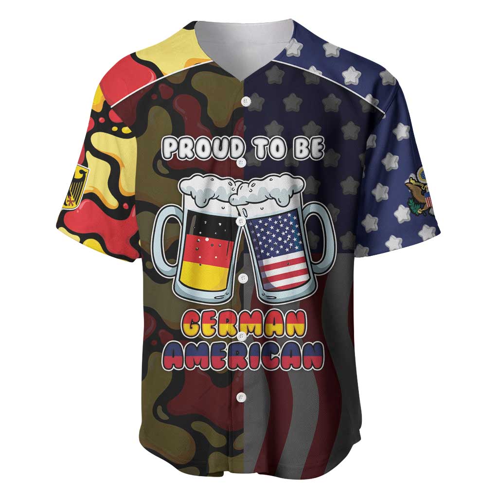 Personalized Germany American Heritage Month Baseball Jersey Beer Funny Style - Wonder Print Shop