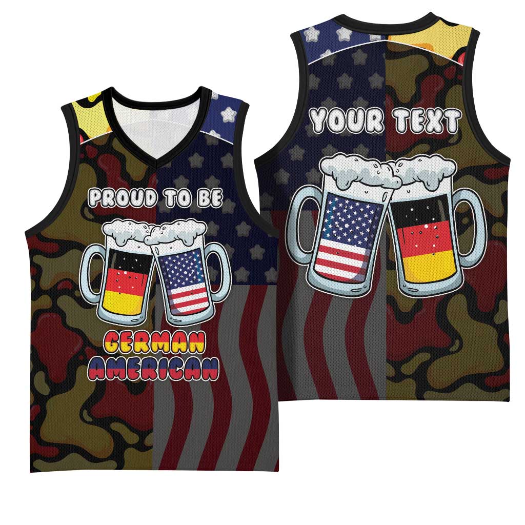Personalized Germany American Heritage Month Basketball Jersey Beer Funny Style - Wonder Print Shop