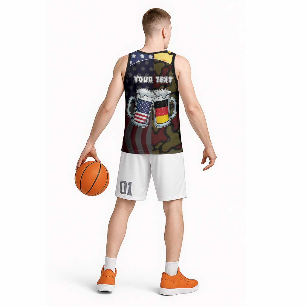 Personalized Germany American Heritage Month Basketball Jersey Beer Funny Style - Wonder Print Shop