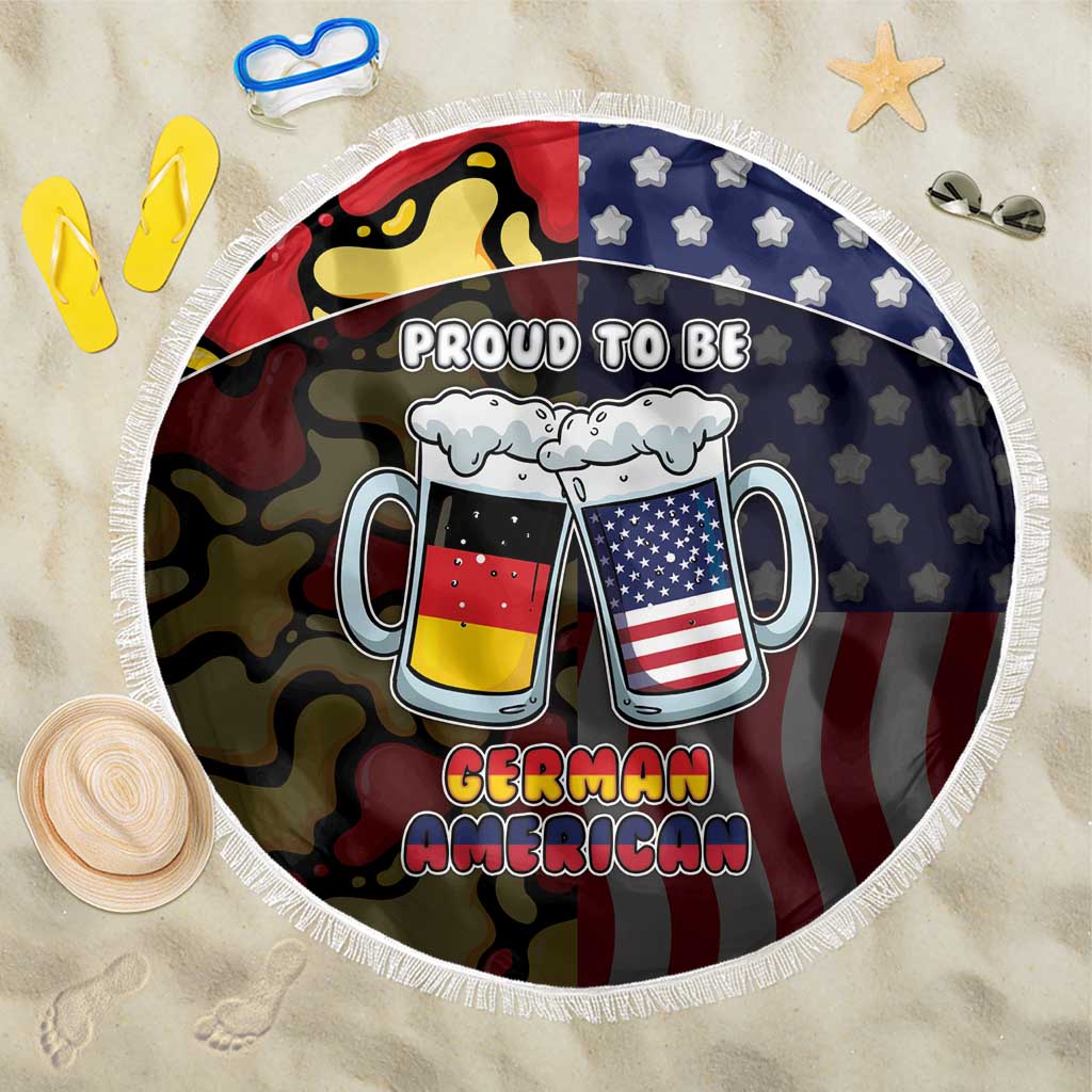 Germany American Heritage Month Beach Blanket Beer Funny Style - Wonder Print Shop