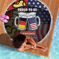Germany American Heritage Month Beach Blanket Beer Funny Style - Wonder Print Shop