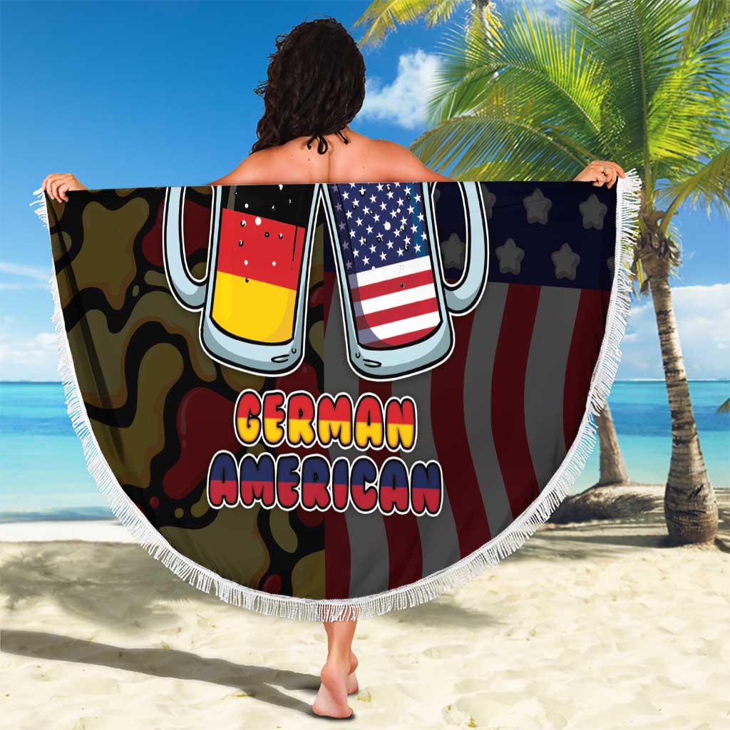 Germany American Heritage Month Beach Blanket Beer Funny Style - Wonder Print Shop