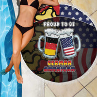 Germany American Heritage Month Beach Blanket Beer Funny Style - Wonder Print Shop