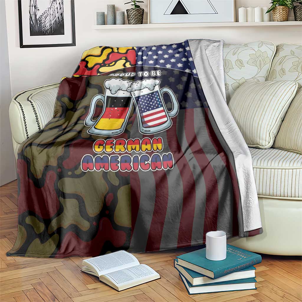 Germany American Heritage Month Blanket Beer Funny Style - Wonder Print Shop