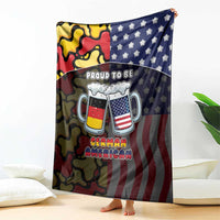 Germany American Heritage Month Blanket Beer Funny Style - Wonder Print Shop
