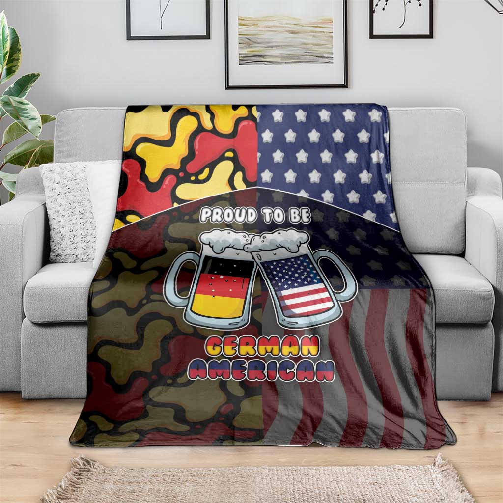 Germany American Heritage Month Blanket Beer Funny Style - Wonder Print Shop