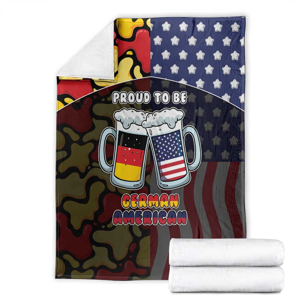 Germany American Heritage Month Blanket Beer Funny Style - Wonder Print Shop