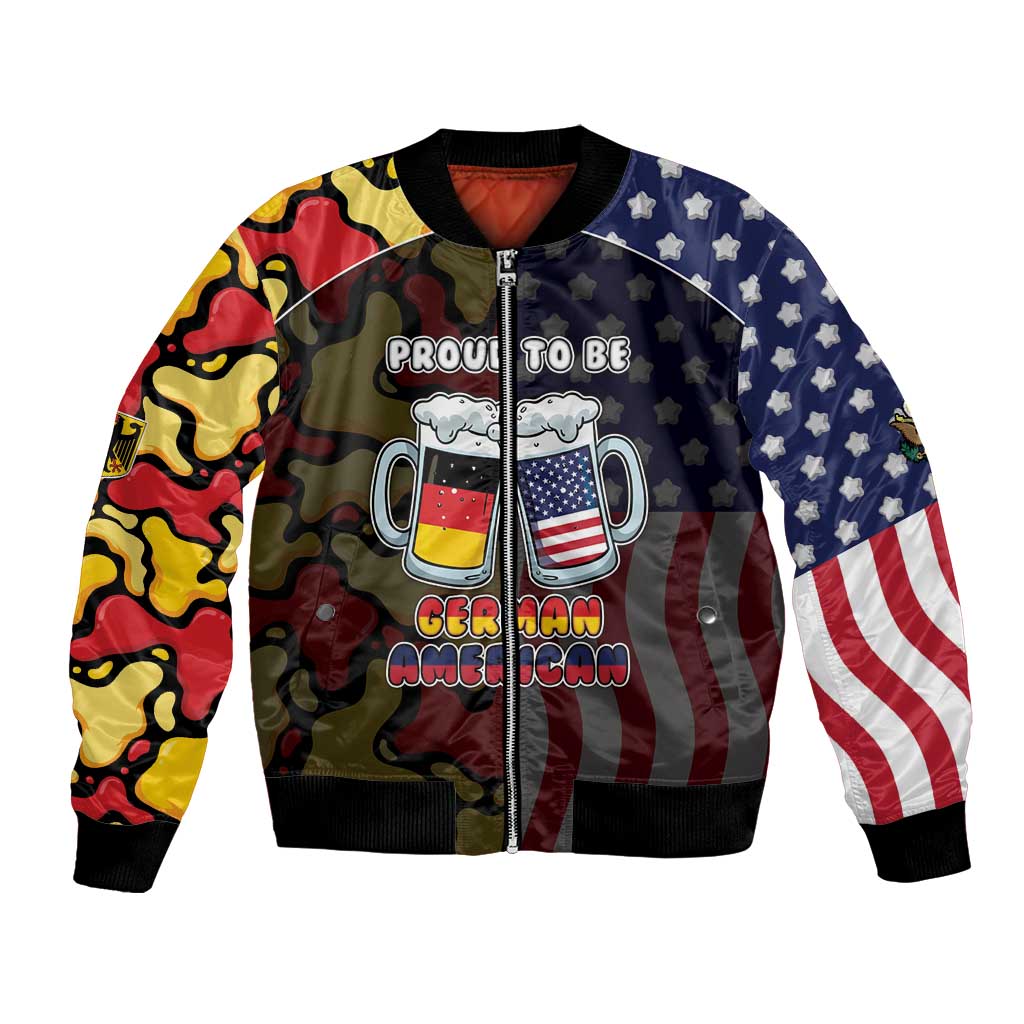 Personalized Germany American Heritage Month Bomber Jacket Beer Funny Style - Wonder Print Shop