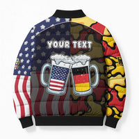 Personalized Germany American Heritage Month Bomber Puffer Jacket Beer Funny Style - Wonder Print Shop