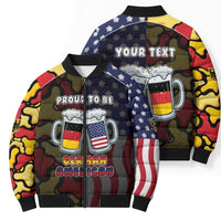 Personalized Germany American Heritage Month Bomber Puffer Jacket Beer Funny Style - Wonder Print Shop
