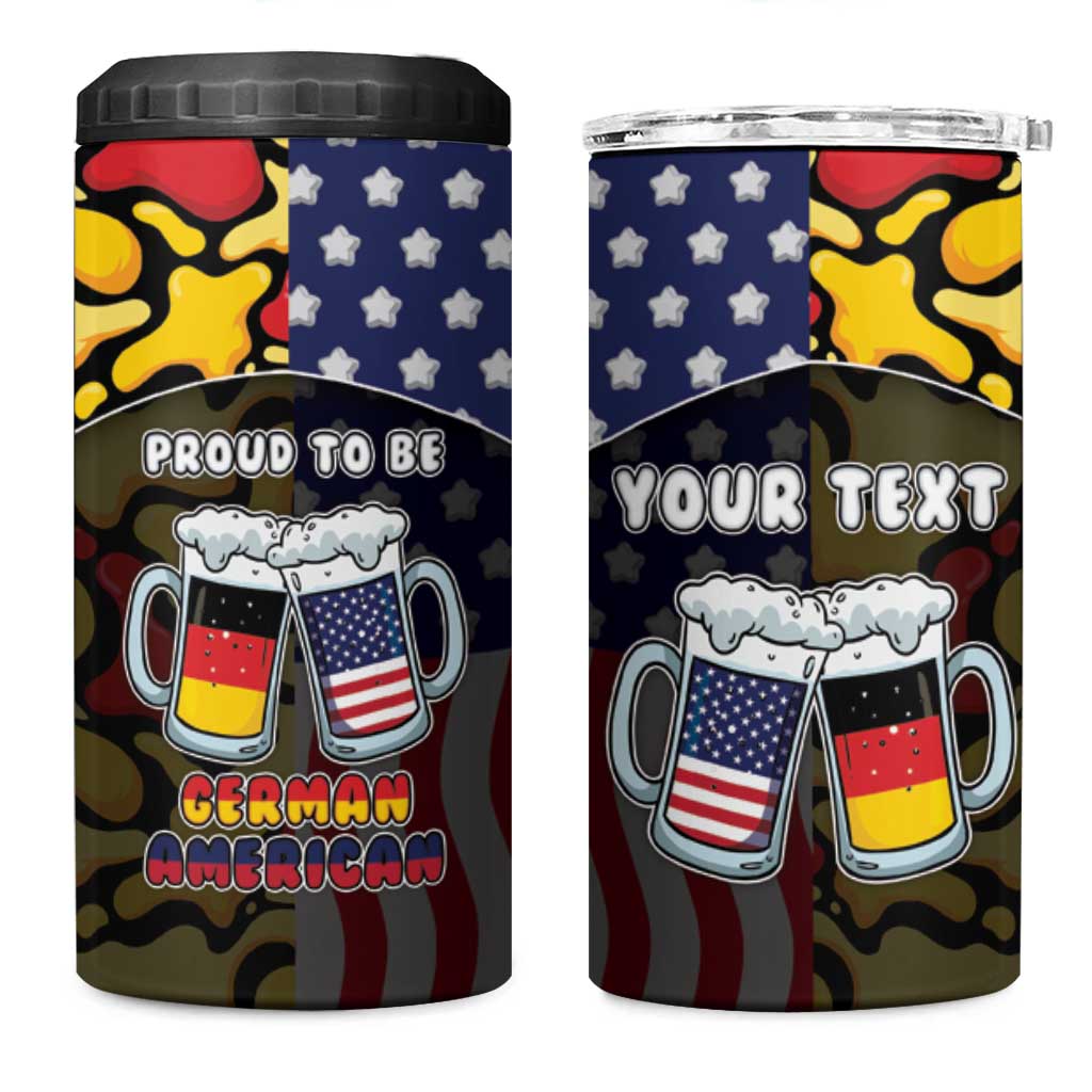 Personalized Germany American Heritage Month 4 in 1 Can Cooler Tumbler Beer Funny Style - Wonder Print Shop