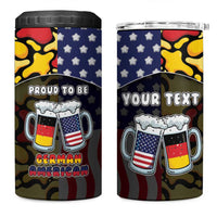 Personalized Germany American Heritage Month 4 in 1 Can Cooler Tumbler Beer Funny Style - Wonder Print Shop