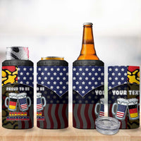 Personalized Germany American Heritage Month 4 in 1 Can Cooler Tumbler Beer Funny Style - Wonder Print Shop