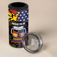 Personalized Germany American Heritage Month 4 in 1 Can Cooler Tumbler Beer Funny Style - Wonder Print Shop