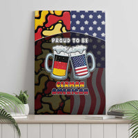 Germany American Heritage Month Canvas Wall Art Beer Funny Style - Wonder Print Shop