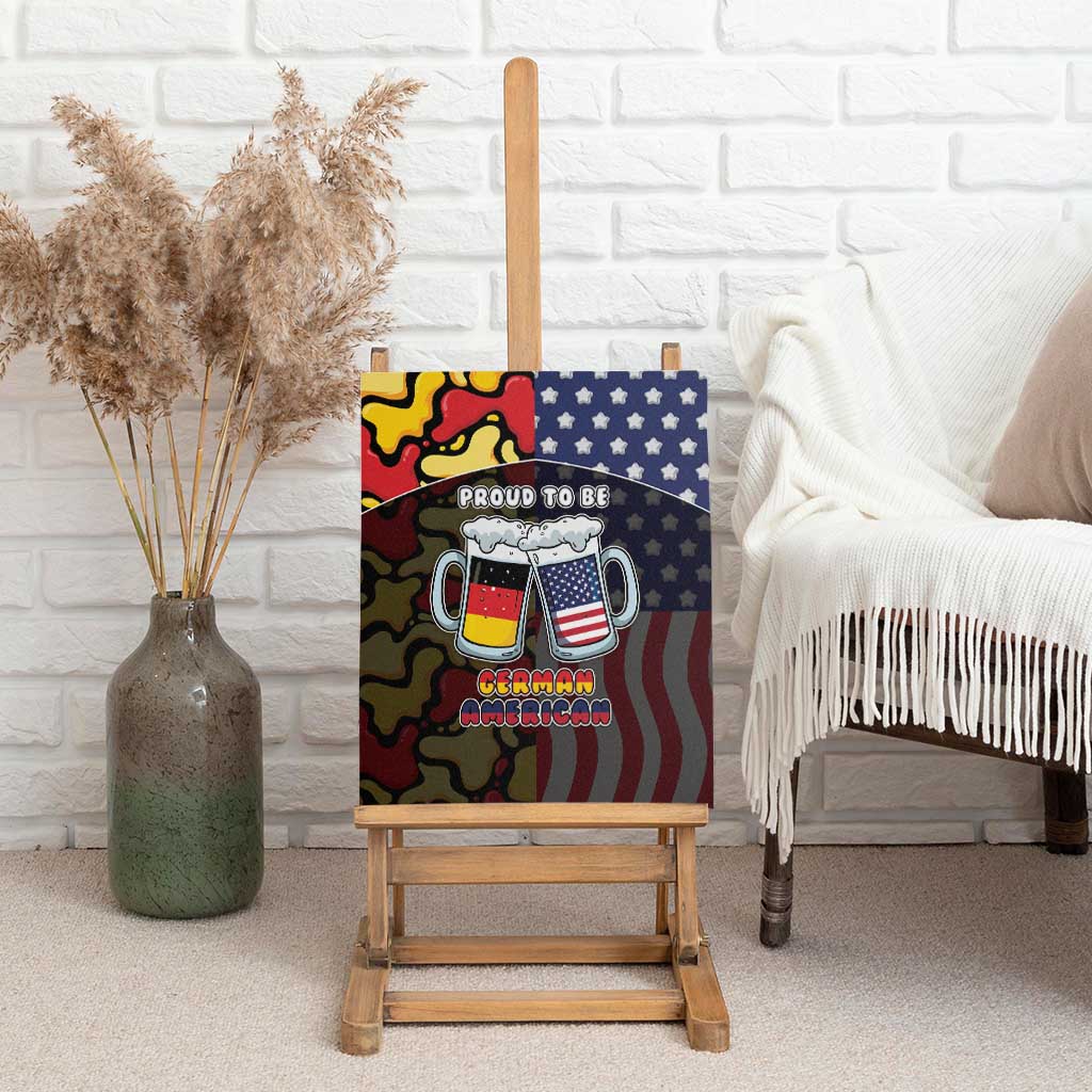 Germany American Heritage Month Canvas Wall Art Beer Funny Style - Wonder Print Shop