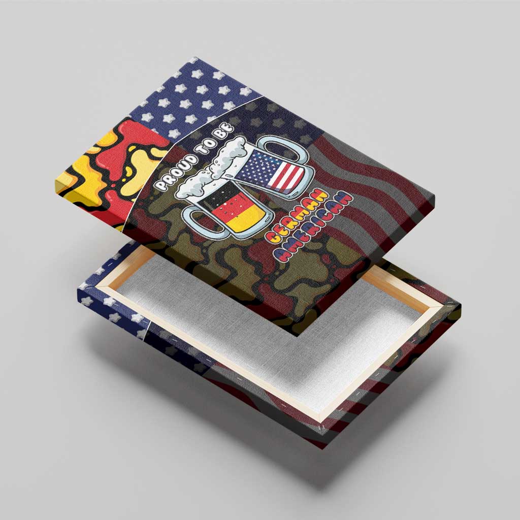 Germany American Heritage Month Canvas Wall Art Beer Funny Style - Wonder Print Shop