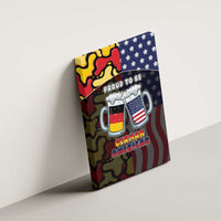 Germany American Heritage Month Canvas Wall Art Beer Funny Style - Wonder Print Shop