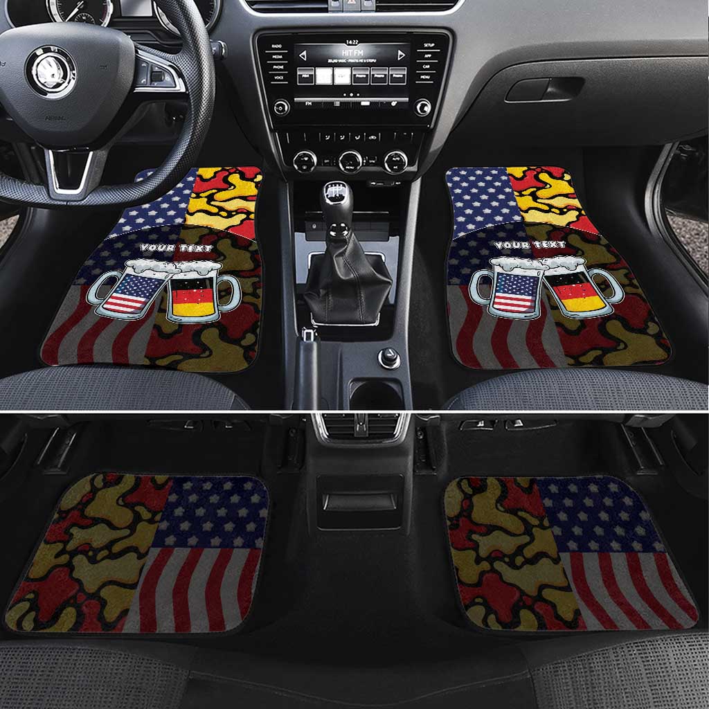 Personalized Germany American Heritage Month Car Mats Beer Funny Style - Wonder Print Shop