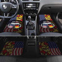 Personalized Germany American Heritage Month Car Mats Beer Funny Style - Wonder Print Shop