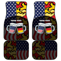 Personalized Germany American Heritage Month Car Mats Beer Funny Style - Wonder Print Shop