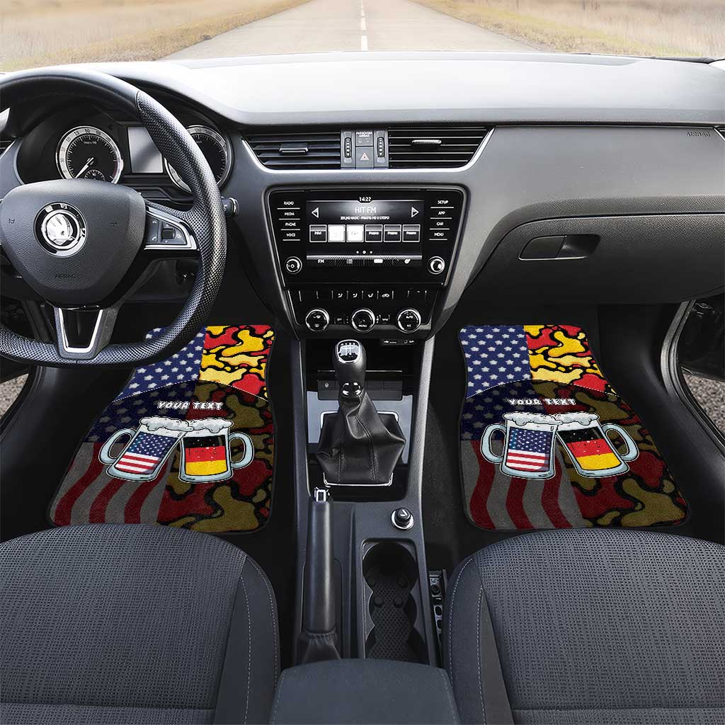 Personalized Germany American Heritage Month Car Mats Beer Funny Style - Wonder Print Shop