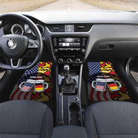 Personalized Germany American Heritage Month Car Mats Beer Funny Style - Wonder Print Shop