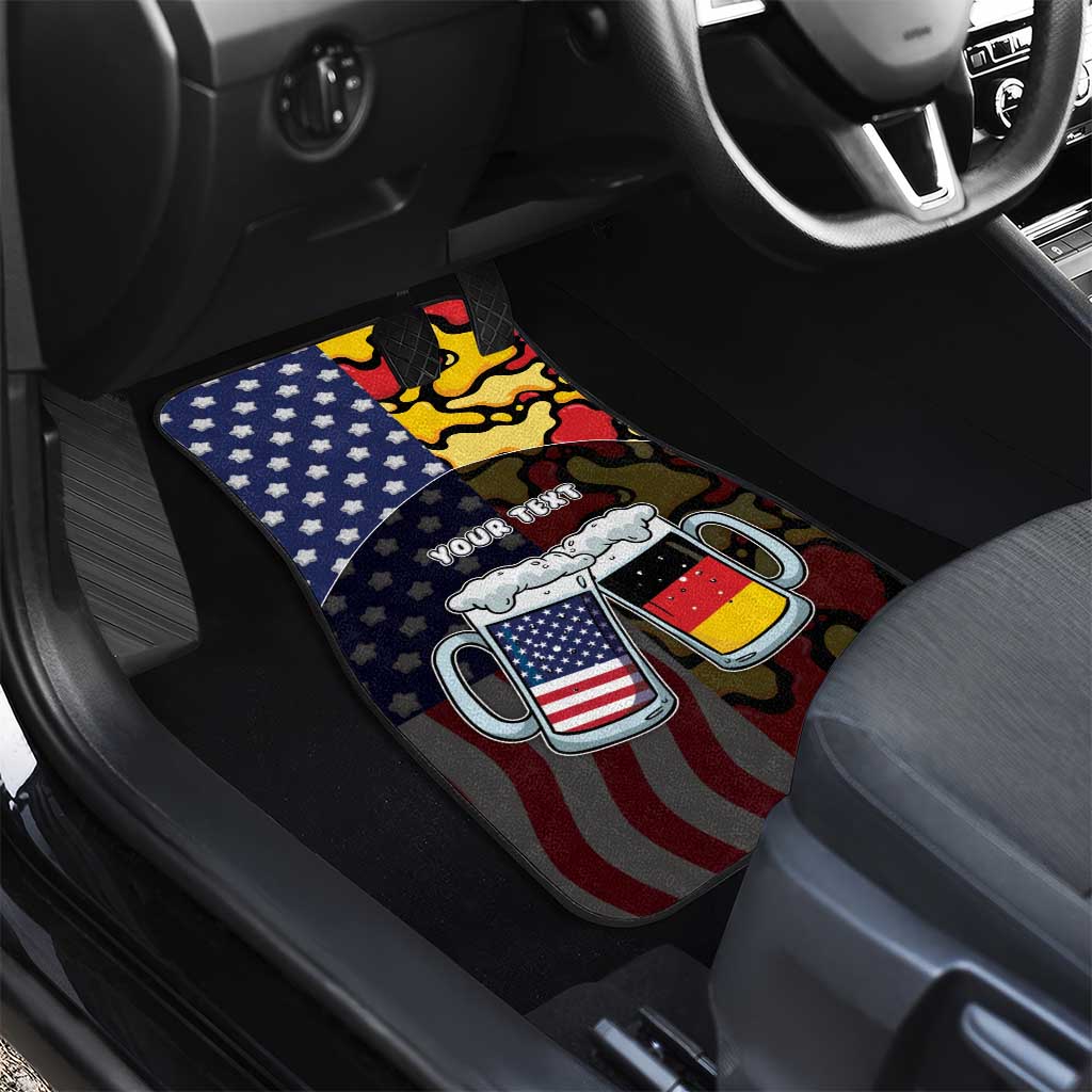 Personalized Germany American Heritage Month Car Mats Beer Funny Style - Wonder Print Shop