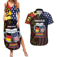 Personalized Germany American Heritage Month Couples Matching Summer Maxi Dress and Hawaiian Shirt Beer Funny Style - Wonder Print Shop