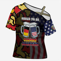 Personalized Germany American Heritage Month Cross Shoulder Shirt Beer Funny Style - Wonder Print Shop