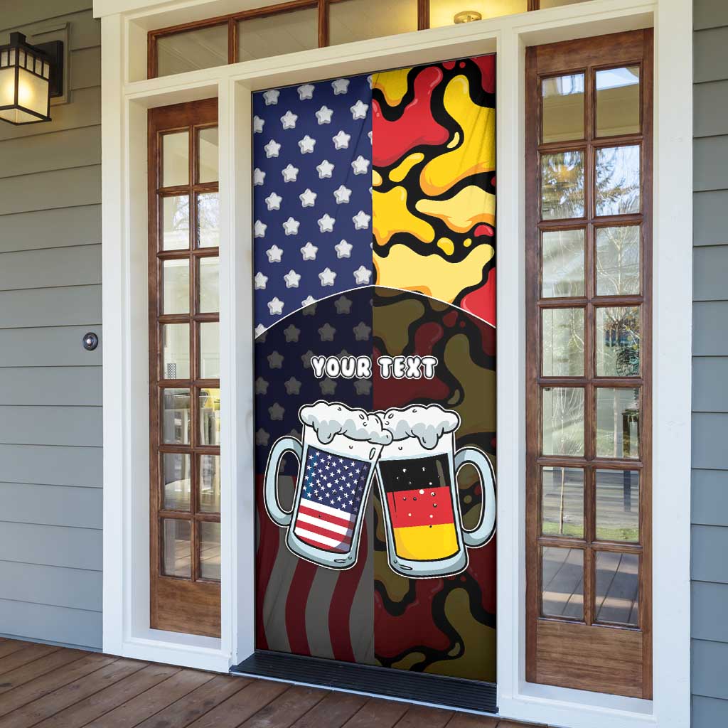 Personalized Germany American Heritage Month Door Cover Beer Funny Style - Wonder Print Shop