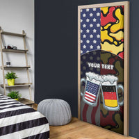 Personalized Germany American Heritage Month Door Cover Beer Funny Style - Wonder Print Shop